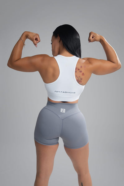 LADIES HIGH WAISTED V-SHAPED BIKER SHORTS
