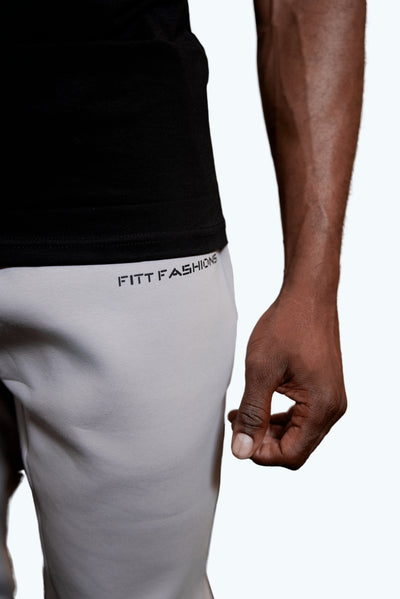 Mens Fitted Active Joggers - Gray