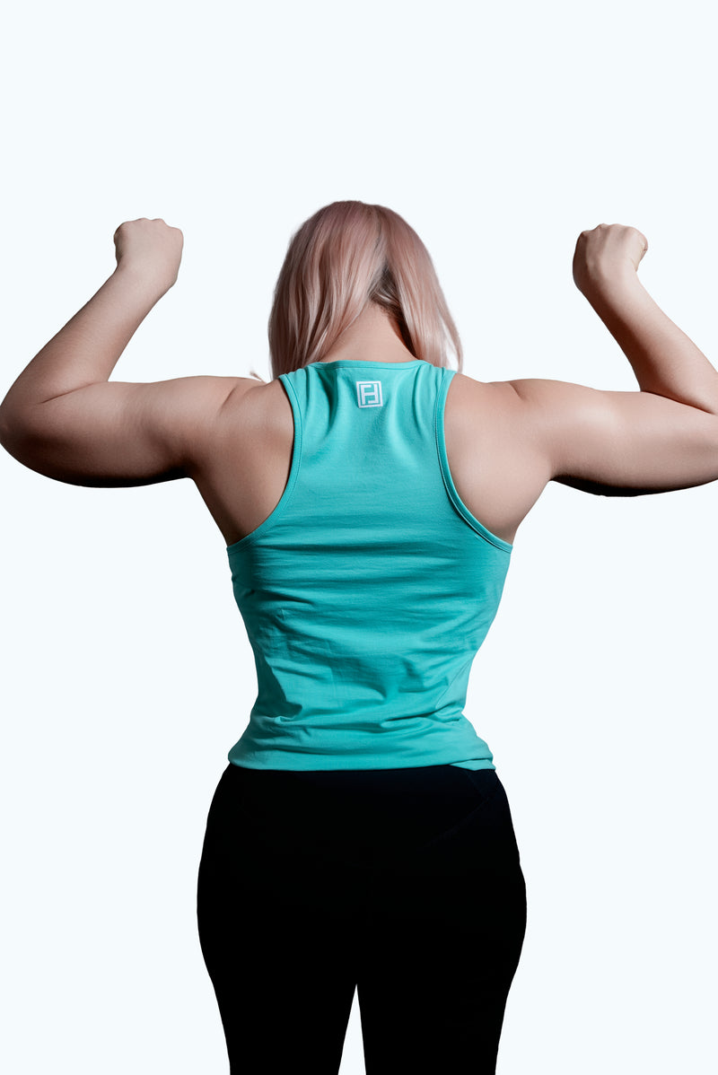 Tank Top Bottom Scallop - Green