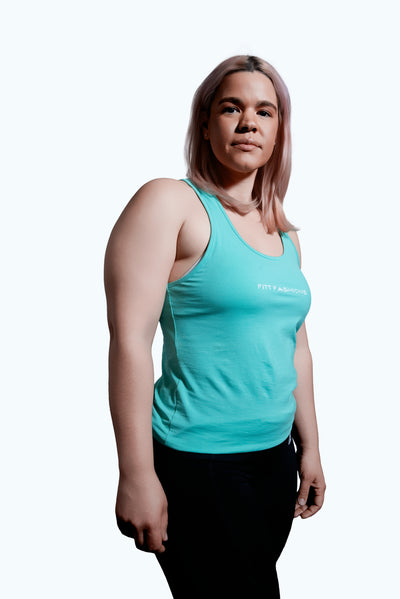 Tank Top Bottom Scallop - Green