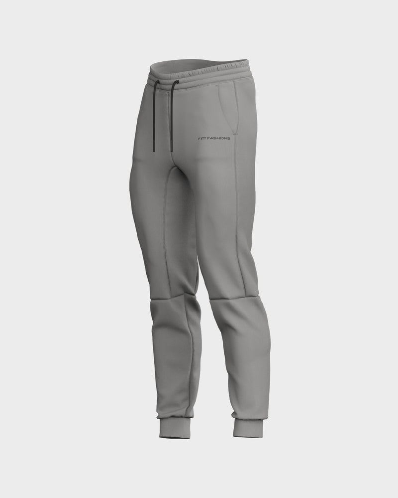 Mens Fitted Active Joggers - Gray