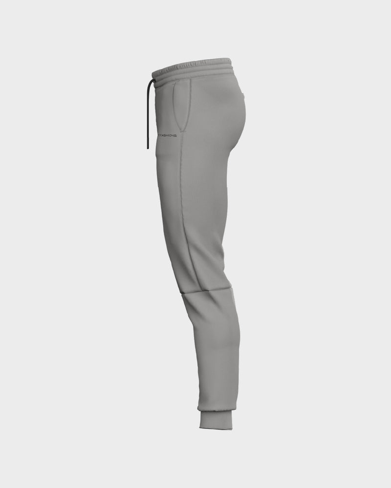 Mens Fitted Active Joggers - Gray