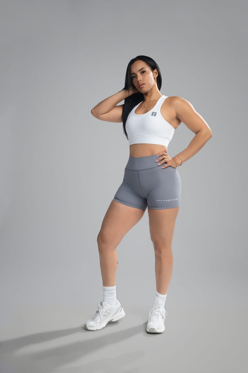 LADIES HIGH WAISTED V-SHAPED BIKER SHORTS