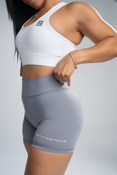 LADIES HIGH WAISTED V-SHAPED BIKER SHORTS