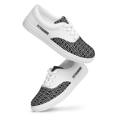 Women’s lace-up canvas shoes